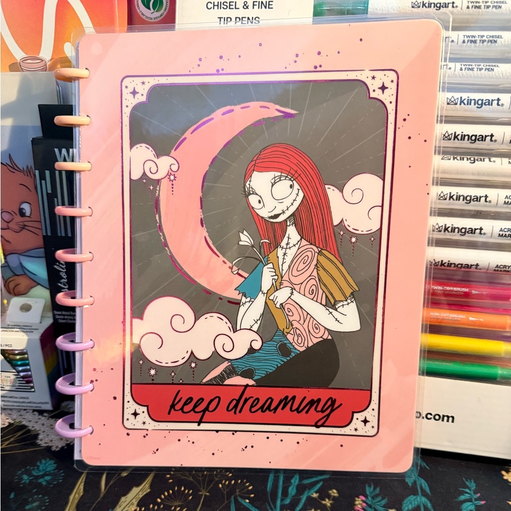 Happy Planner Disney Nightmare before Christmas Classic Notebook W/metal discs - Picture 2 of 13